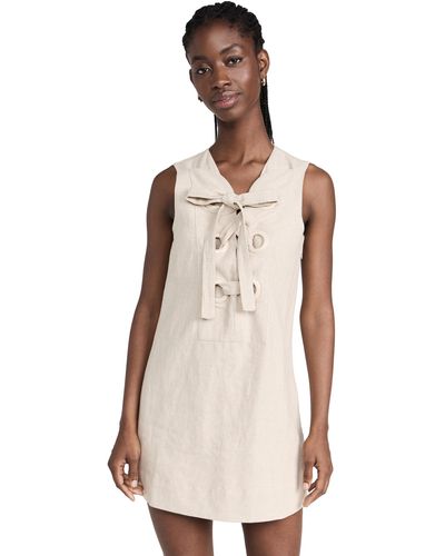 English factory top lace trim dress