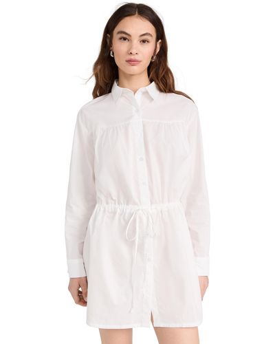 LNA Na Aurora Button Up Tunic - White