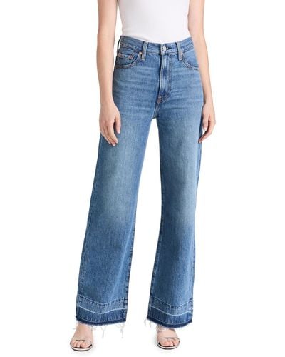 Levi's Ribcage Wide Leg Jeans - Blue