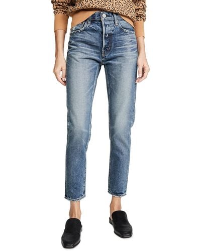 Moussy Moskee Tapered-hi Jean - Blue
