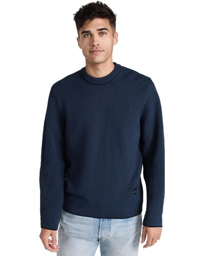 PS by Paul Smith P Pau Ith Crew Neck Weater - Blue