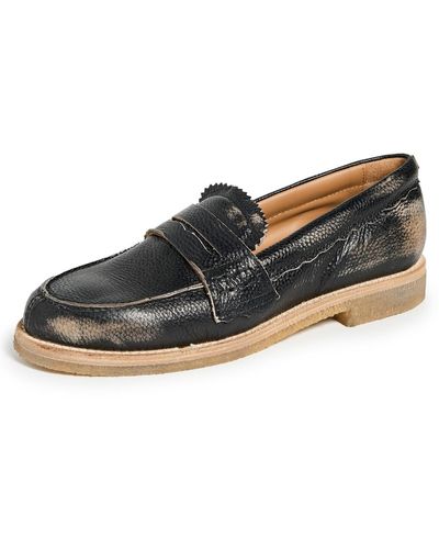 Golden Goose Jerry Mocassino Leather Loafers - Black