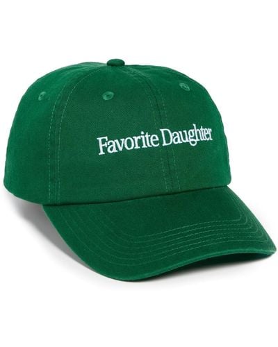 FAVORITE DAUGHTER Classic Logo Baseball Hat - Green