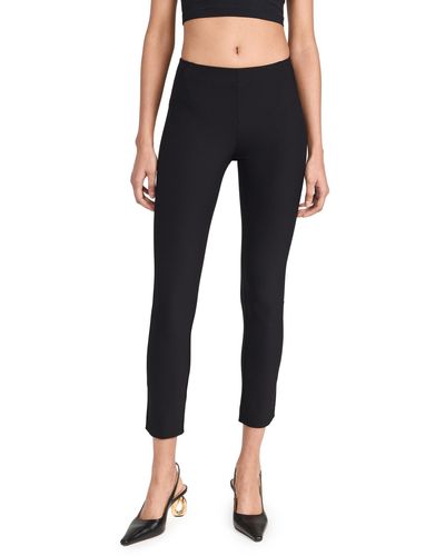 Veronica Beard Zip Back Scuba Pants - Black