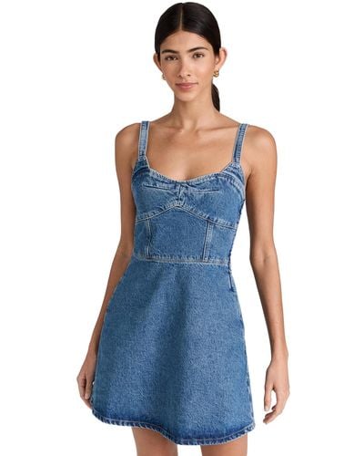La Ligne Fiona Short Dress - Blue