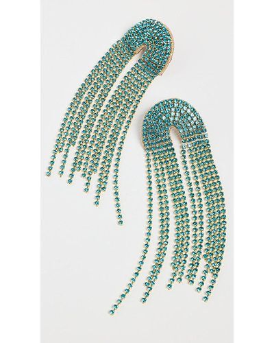 Blue Deepa Gurnani Earrings and ear cuffs for Women | Lyst