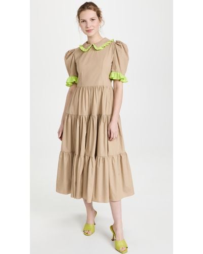 BATSHEVA Spring Lucy Dress - Natural