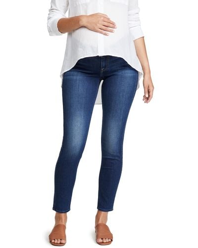 7 For All Mankind The Ankle Skinny Maternity Jeans - Blue