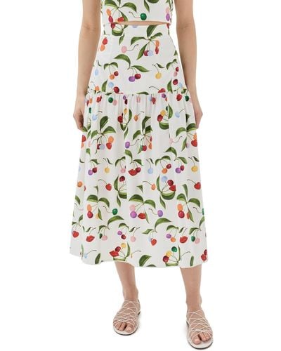 Borgo De Nor Cotton Skirt - Multicolour