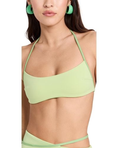 Sir. The Label Sol Halter Bandeau Top - Green