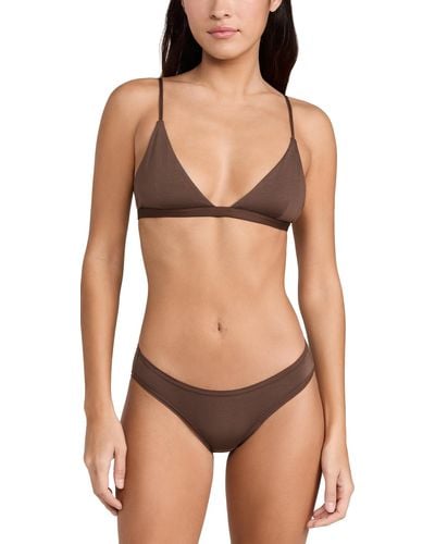 Stripe & Stare Tripe & Tare Tripe And Tare X Caie Charriere Tring Bra And Knicker Et Chocoate - Black