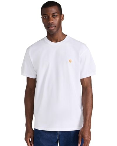 Carhartt Short Sleeve Chase T-shirt - White