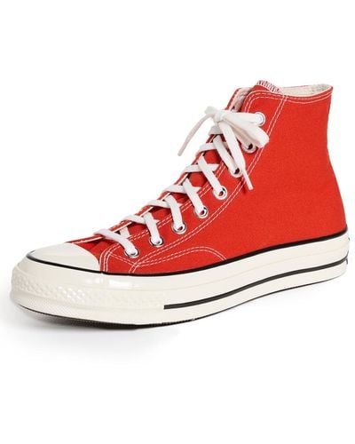 Converse Chuck 70 High Top Sneakers - Red