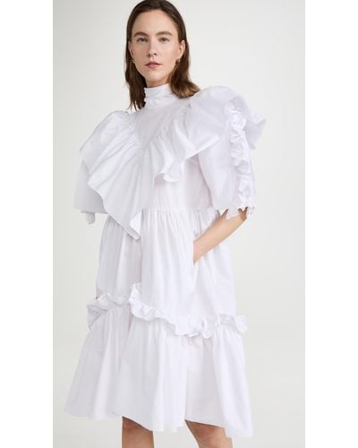 Preen By Thornton Bregazzi Unity Dress - White