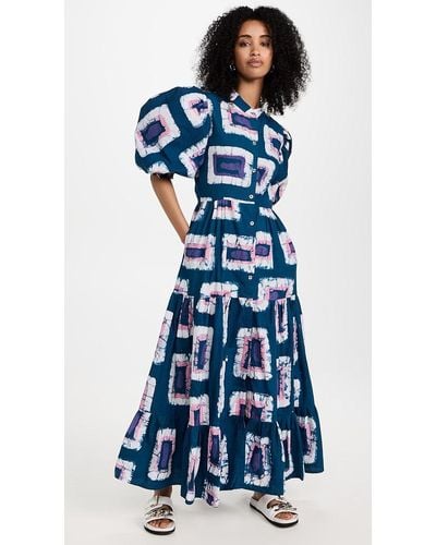 Busayo Oba Dress - Blue