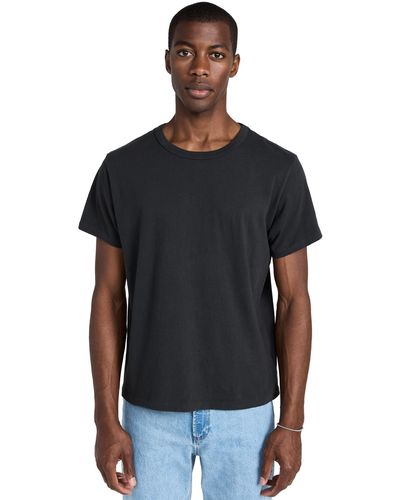RE/DONE Caic Tee Aged Back - Black