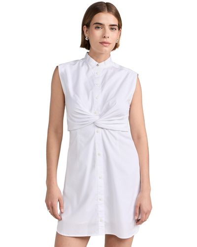 Rag & Bone Louisa Cotton Poplin Dress - White