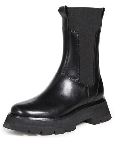 3.1 Phillip Lim Kate Lug Sole Combat Boots - Black