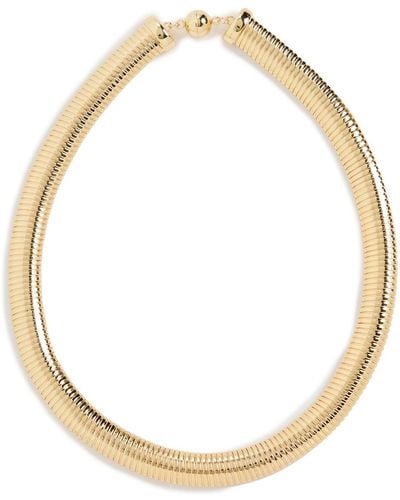 Luv Aj Flex Snake Chain Necklace - White