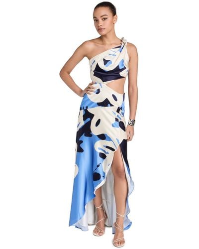 Silvia Tcherassi Whitney Dress Celeste Bloo - Blue