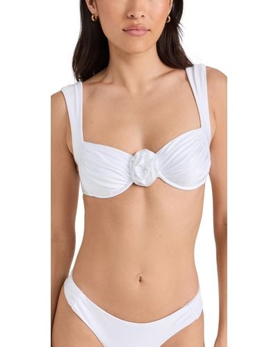 L*Space Stella Bikini Top - White