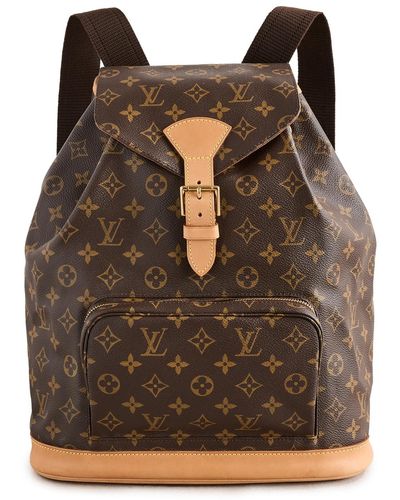 What Goes Around Comes Around Louis Vuitton Monogram Ab Montsouris Gm Backpack - Brown