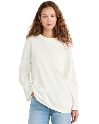By Malene Birger Fayeh Long Leeve Top Oft White