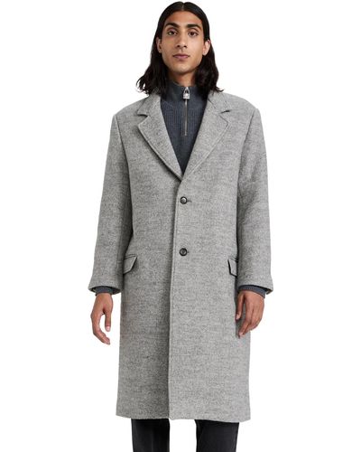 John Elliott Wool Overcoat - Grey