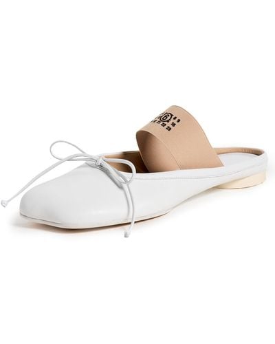 MM6 by Maison Martin Margiela Slippers - White