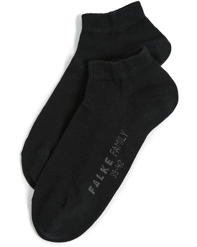 FALKE Family Short Ankle Socks - Black
