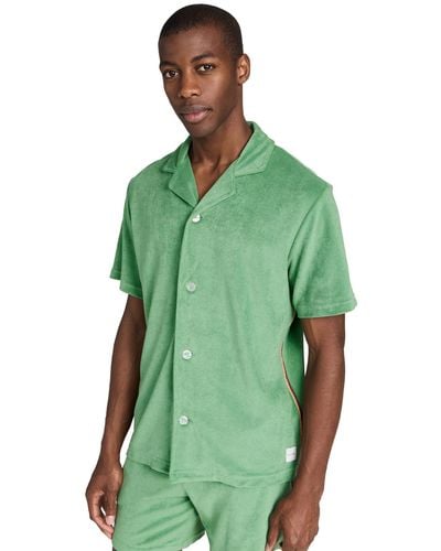 Paul Smith Paul Sith Towel Stripe Shirt - Green
