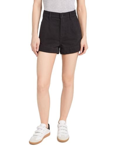 7 For All Mankind Tailored Slouch Shorts - Black