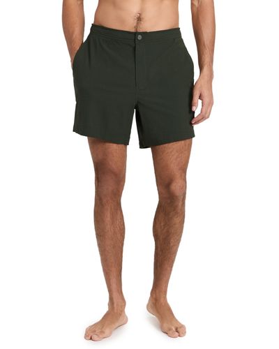 Onia Cader 6" Swi Shorts Dark Oive Tona - Green