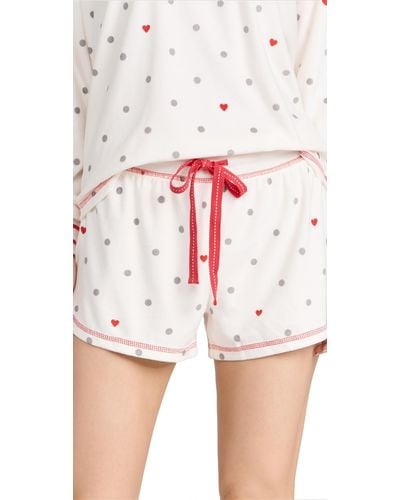 Pj Salvage Forever Festive Shorts - Red