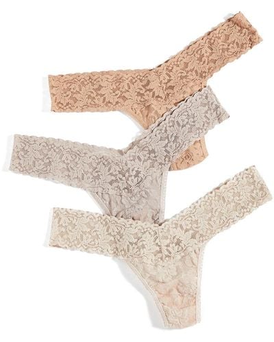 Hanky Panky 3 Pack S Low Rise Thongs - Multicolour