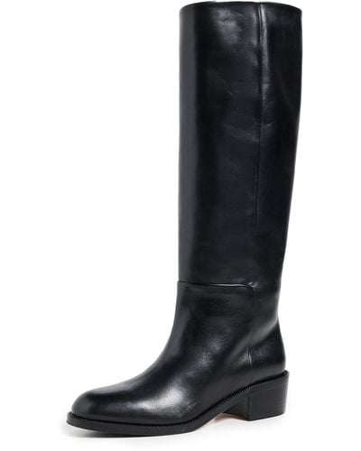 Aquazzura Sellier Flat Boots - Black