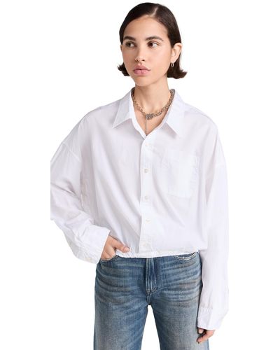 R13 Croover Bubbe Hirt - White