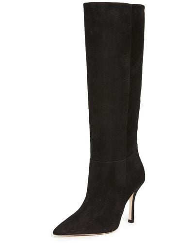 Larroude Kate To The Knee Boots - Black