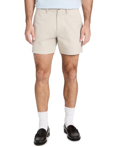 Polo Ralph Lauren Classic Fit 6" Stretch Chino Shorts - Natural