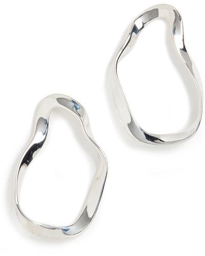 AGMES Small Vera Earrings - Metallic