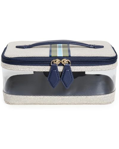Paravel Cabana See-all Vanity Case - Blue
