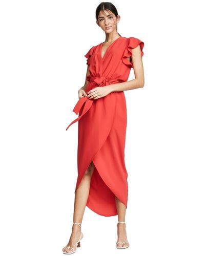 Amanda Uprichard Aanda Uprichard Artinique Dress Ipstick - Red