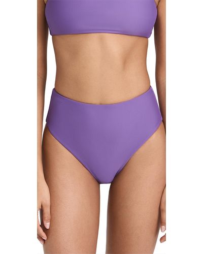 Mikoh Swimwear Waikui 2 Bikini Bottom - Purple