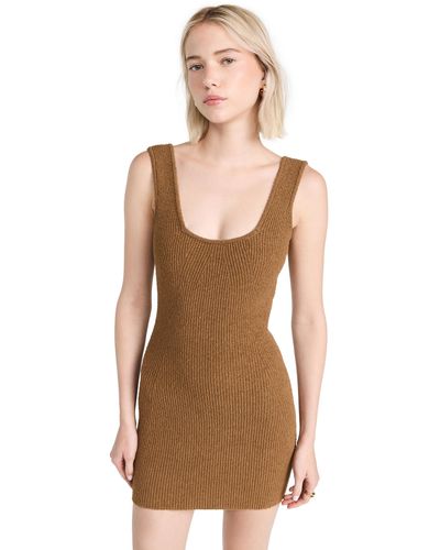 Wardrobe NYC Closet. Nyc Knit Dress Mini - Brown