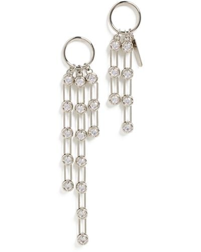 Justine Clenquet Angie Earrings - White