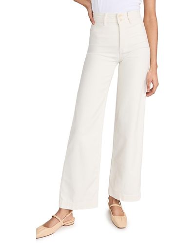Faherty Stretch Terry Harbor Pants - White