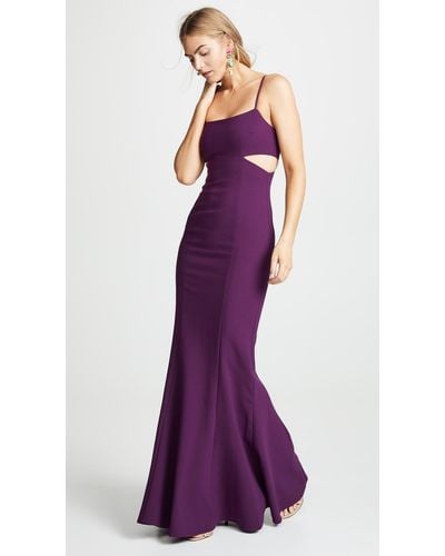 Likely Tamarelli Cutout Gown - Purple