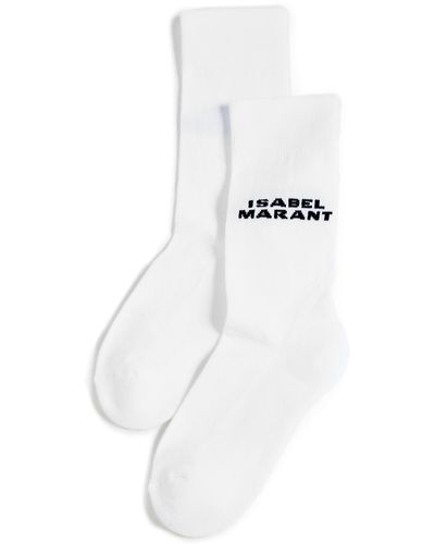 Isabel Marant Dawi Im Logo Socks - Black