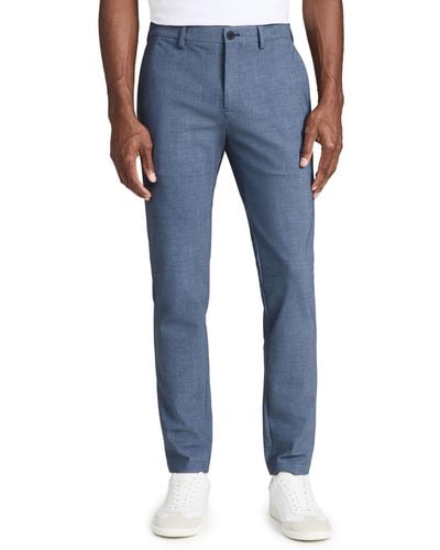 Theory Zaine Pants In Precision Ponte - Blue