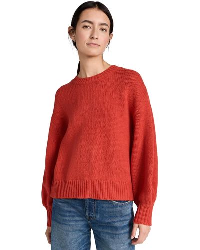 The Great The Bubble Pullover Sweater - Red